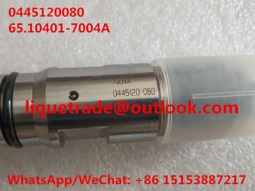 Инжектор 0445120080 коллектора системы впрыска топлива BOSCH, 0 445 120 080 для DAEWOO DOOSAN DL06S 65.10401-7004A поставщик