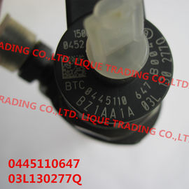 Инжектор 0445110647 коллектора системы впрыска топлива BOSCH, 0 445 110 647, 0445 110 647 для ФОЛЬКСВАГЕН 03L130277J, 03L130277Q поставщик